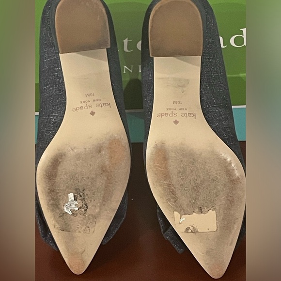 Kate Spade Arista Denim suede pumps Size 10 - Picture 2 of 5